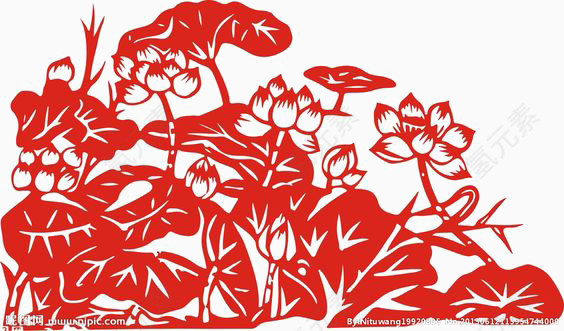 红色窗花