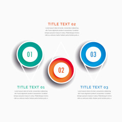 矢量创意分类信息图