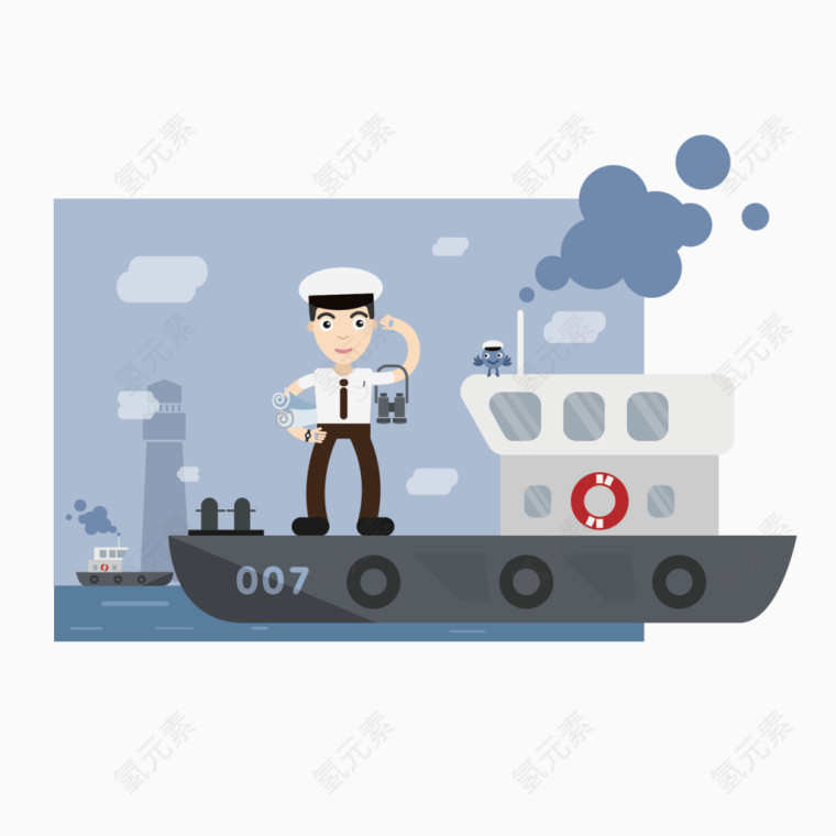 矢量出海的警察