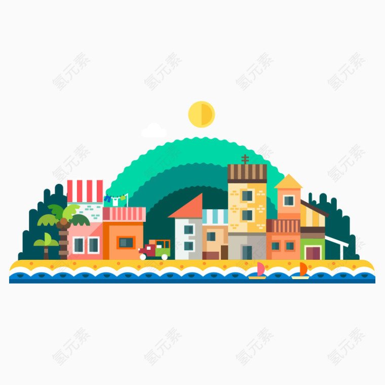 房子 扁平化建筑