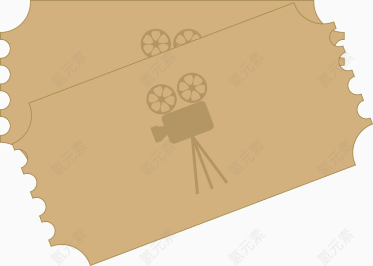 录像带卡片，淘宝素材，录像元素