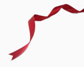 红色飘逸丝带