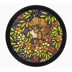 彩绘图案教堂玻璃