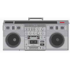 录影机90年代老旧款式矢量图