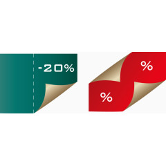 矢量创意设计商品折扣价格标签图