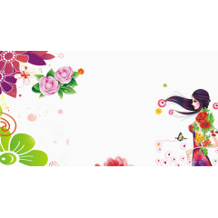 妇女节海报背景效果