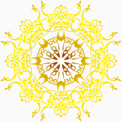 金色雕刻装饰素材