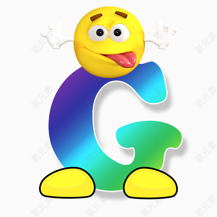 字母表 英语 微笑