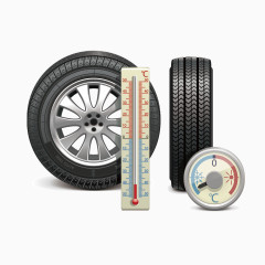 轮胎和测试仪表