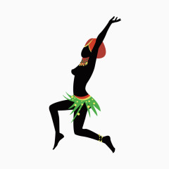 非洲土著跳舞姿势