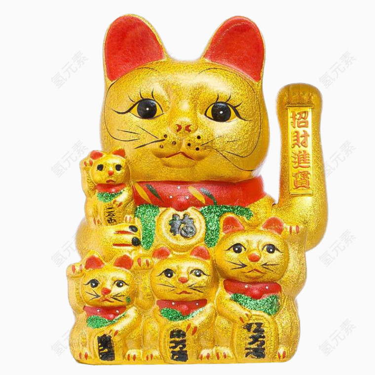 五福招财猫