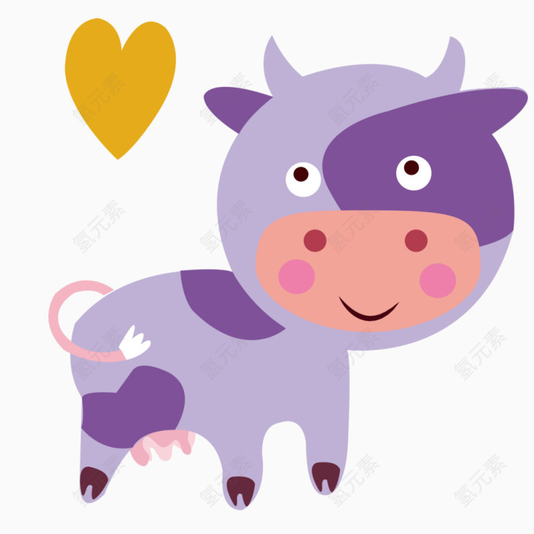 矢量图奶牛
