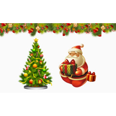 圣诞树圣诞老人
