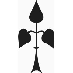 角花底纹花型点线面平面构成