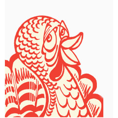 火鸡剪纸