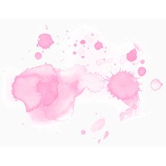 淡粉色油漆痕迹