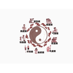 传统医学体质诊断八卦