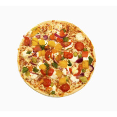 缤纷披萨免抠素材