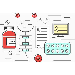 矢量图医学设备