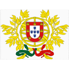 葡萄牙国旗黄色国徽