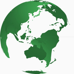 矢量环保立体地球