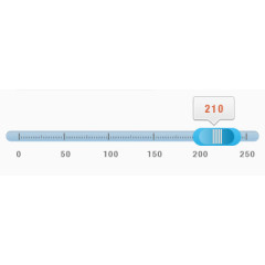 水平滑块进度条