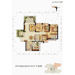 户型图格局平面图