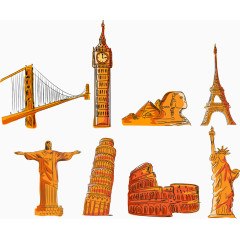 旅游主题背景图片