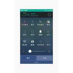 vivoX6透明素材手机状态栏