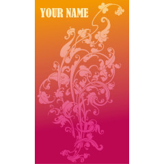 矢量复古名片模板