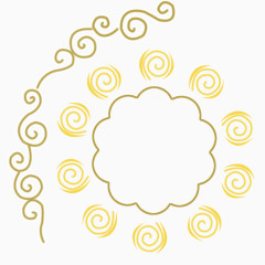 旋转的线条图案