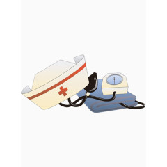 卡通护士帽素材