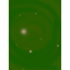 绿色星空亮点