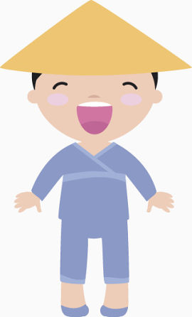 少数民族孩子矢量素材