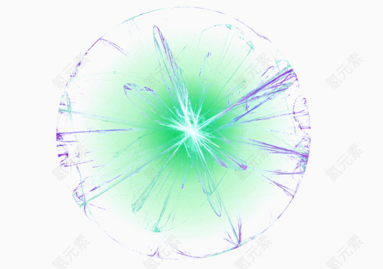 绿色质量光球