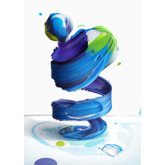 油漆笔势系列创意设计