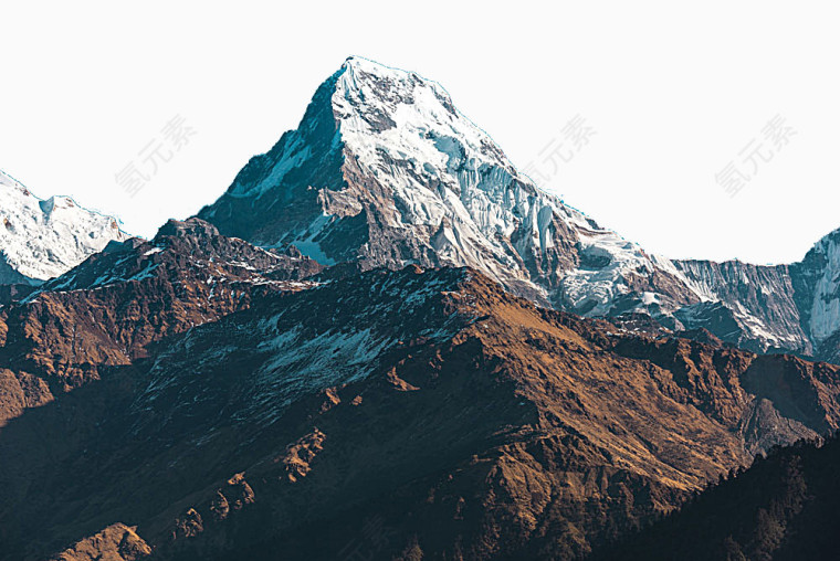 雪山自然风景