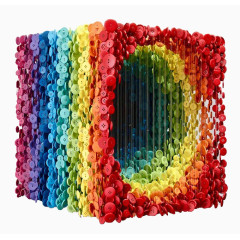 创意多彩的纽扣艺术