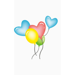 唯美精美彩色气球