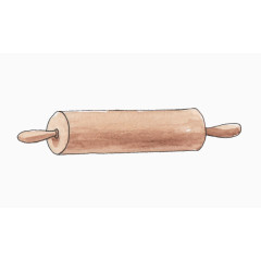 可爱的卡通手绘擀面杖