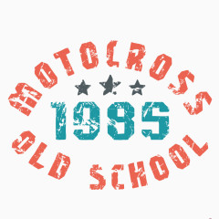 矢量印迹英文字母