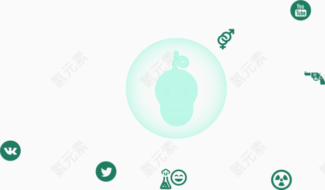 YouTube 小标签元素