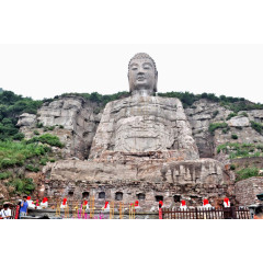 著名山西蒙山大佛