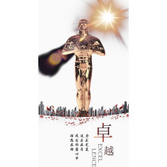 企业展板之金人