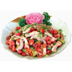 盘子里的酸辣脆肚