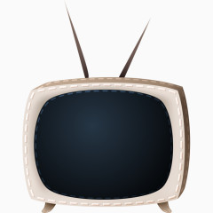 旧式电视机模型
