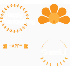 卡通圆环与字体