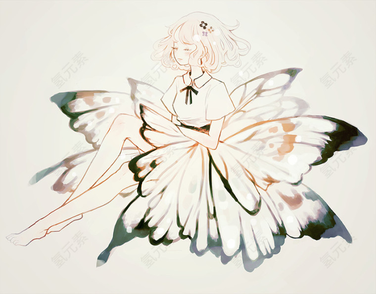 蝴蝶女