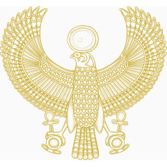 矢量手绘鹰图腾