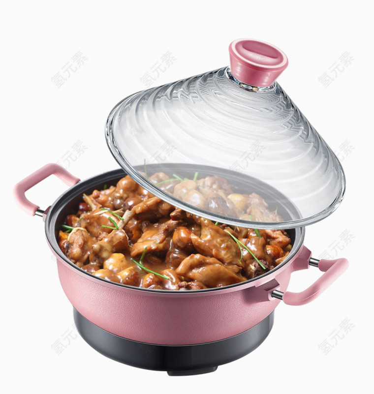 一锅红烧鸡